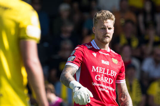 Mjällbys målvakt Robin Wallinder