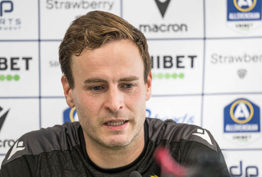 Mjällbys tränare Karl Marius Aksum