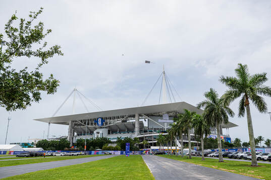 Exterior view of Miami Stadium