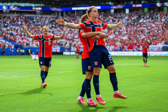 Martin Ødegaard, Patrick Berg and Andreas Schjelderup of