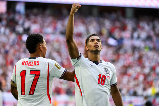 Jude Bellingham of England celebrates