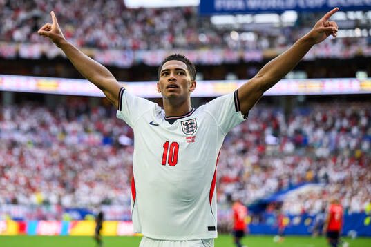 Jude Bellingham of England celebrates