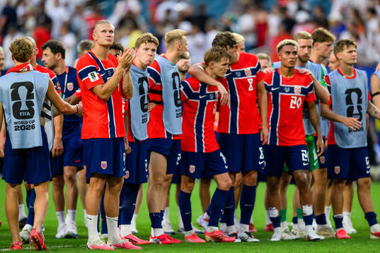 Erling Braut Haaland of Norway looks dejected