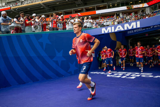 Alexander Sørloth of Norway