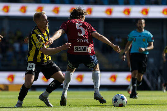 Häckens Mikkel Rygaard Jensen och Örgrytes Christoffer