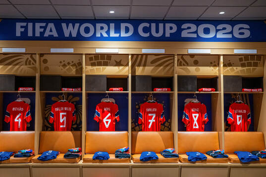 The kits of Leo Østigård, David Møller Wolfe, Patrick