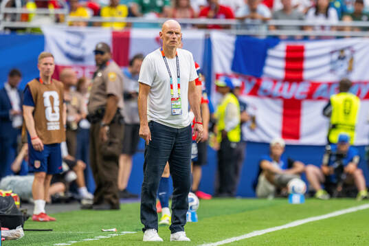Head coach Ståle Solbakken of Norway