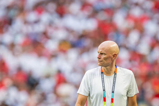 Head coach Ståle Solbakken of Norway