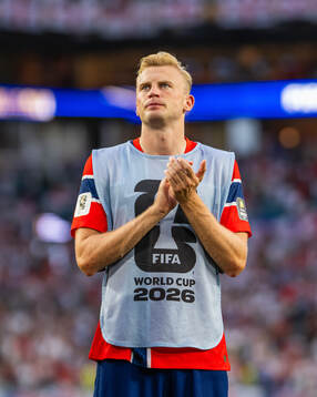 Sondre Langås of Norway looks dejected