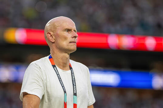 Head coach Ståle Solbakken of Norway