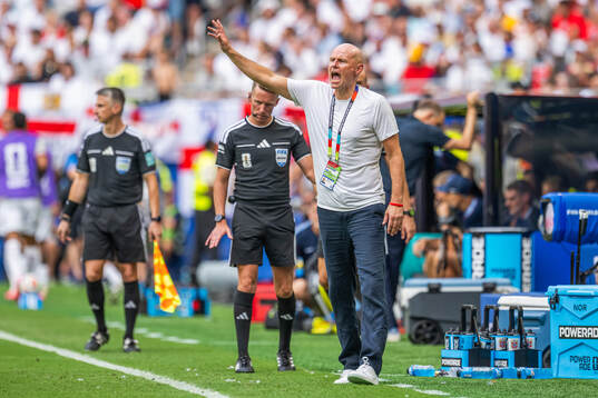 Head coach Ståle Solbakken of Norway