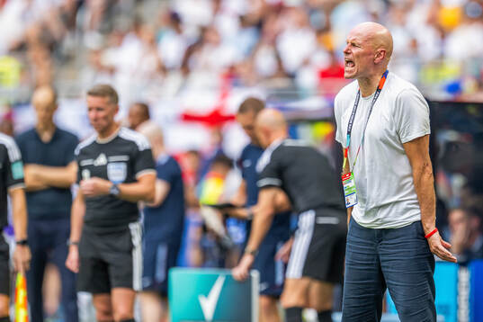 Head coach Ståle Solbakken of Norway