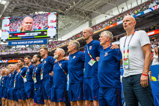 Ståle Solbakken, head coach of Norway, and his coaching