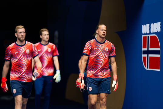 Goalkeeper Egil Selvik, goalkeeper Sander Tangvik and