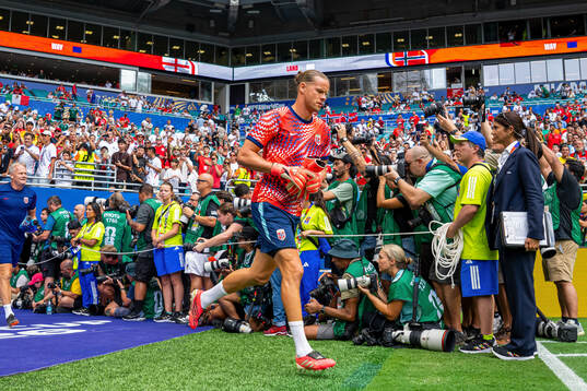 Goalkeeper Ørjan Håskjold Nyland of Norway