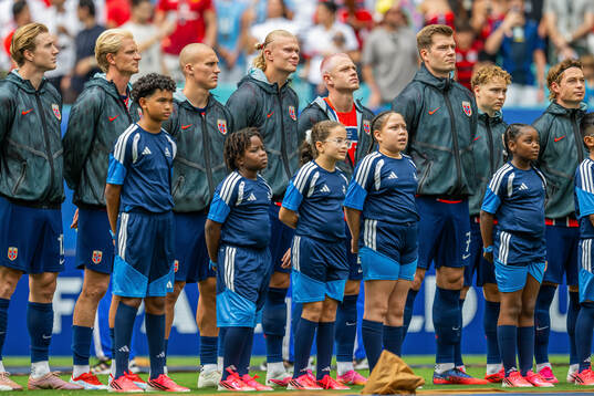 Leo Østigård, Erling Braut Haaland, Julian Ryerson,