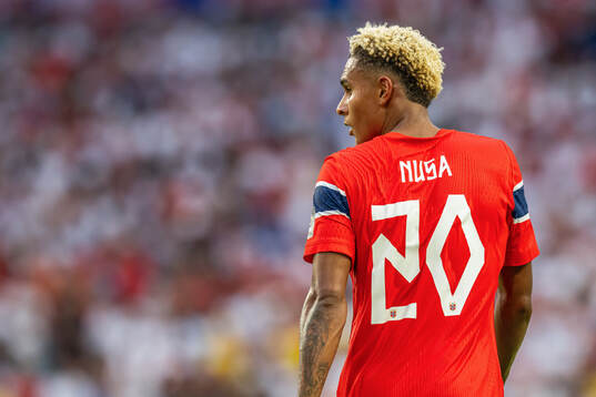Antonio Nusa of Norway