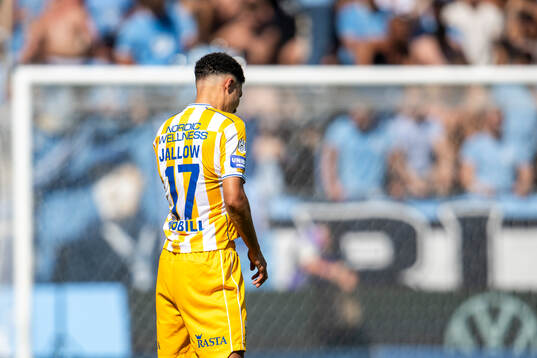 IFK Göteborgs Alexander Jallow deppar