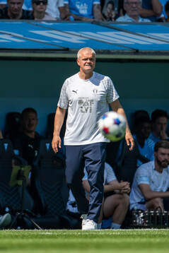 Malmö FFs huvudtränare Gaute Helstrup