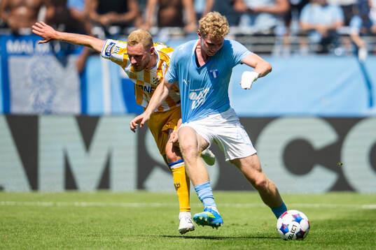 Malmö FFs Malte Frejd Pålsson och IFK Göteborgs Adam