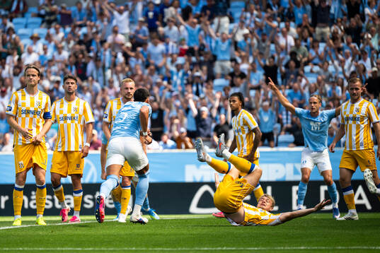 Malmö FFs Andrej Djuric jublar