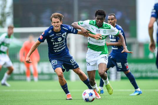 Degerfors Kazper Karlsson och Västerås Sountonoma Axel