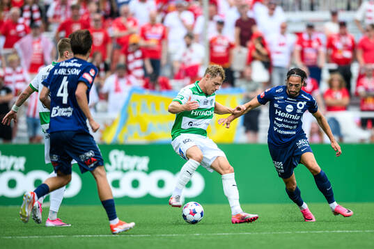 Västerås Herman Magnusson och Degerfors Dijan Vukojevic