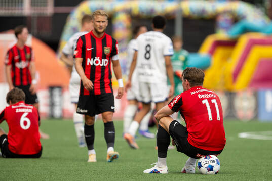 Brommapojkarnas Rasmus Örqvist deppar