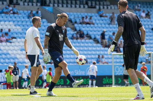 Malmö FFs målvakt Johan Dahlin