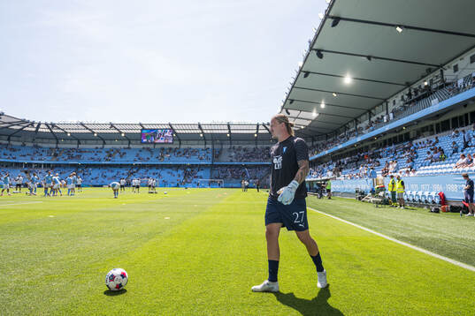 Malmö FFs målvakt Johan Dahlin