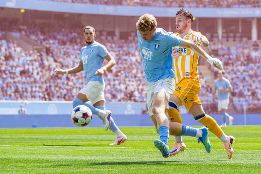 Malmö FFs Malte Frejd Pålsson och IFK Göteborgs Tobias