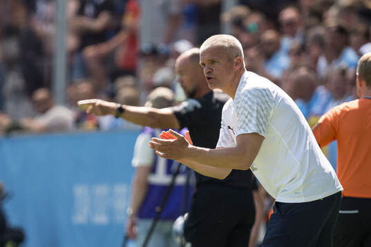Malmö FFs huvudtränare Gaute Helstrup