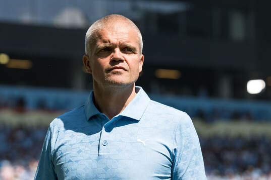 Malmö FFs huvudtränare Gaute Helstrup