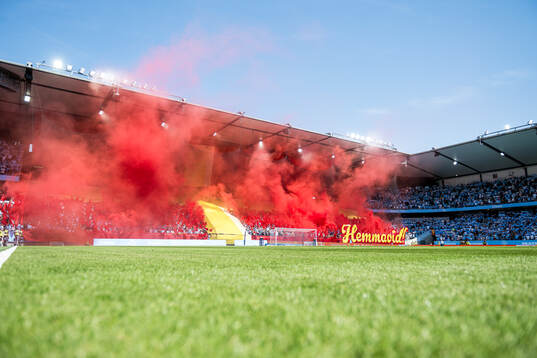 Malmö FFs supportar med tifo