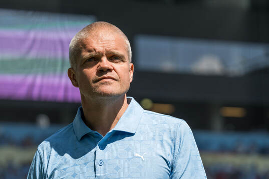 Malmö FFs huvudtränare Gaute Helstrup