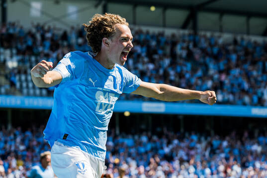 Malmö FFs Anton Höög jublar