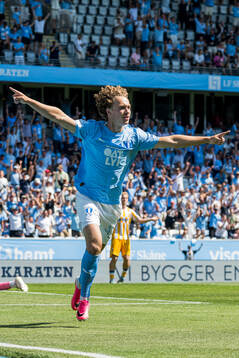 Malmö FFs Anton Höög jublar