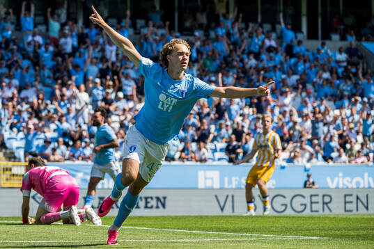 Malmö FFs Anton Höög jublar