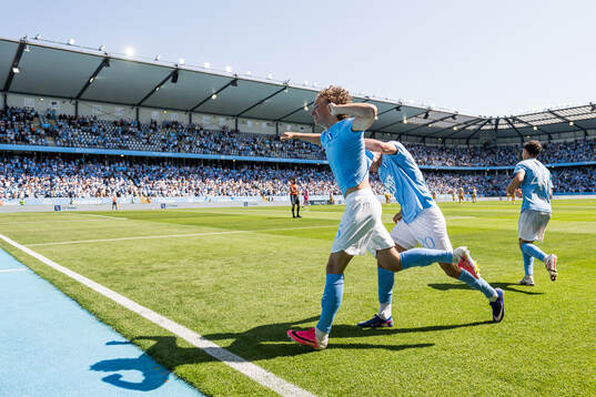 Malmö FFs Anton Höög jublar