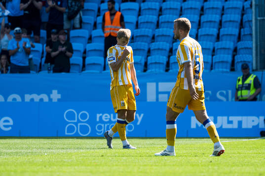IFK Göteborgs David Kruse och Jonas Bager deppar