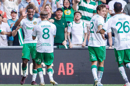 Hammarbys Paulos Abraham jublar