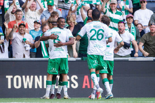 Hammarbys Paulos Abraham jublar