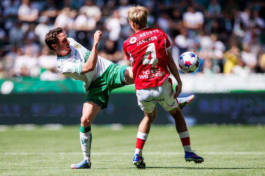 Hammarbys Noah Persson och Kalmars Rony Jansson