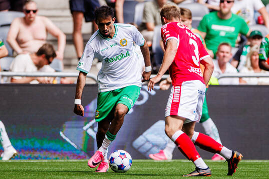 Hammarbys Montader Madjed och Kalmars Sivert Engh Øverby