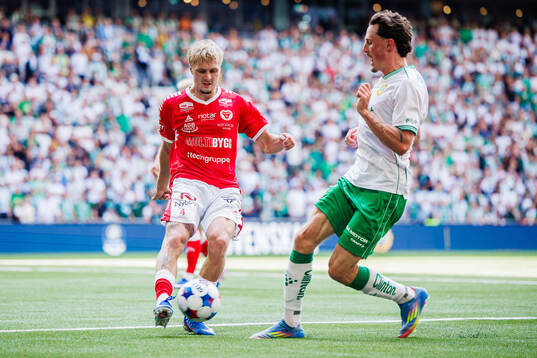 Kalmars Rony Jansson och Hammarbys Noah Persson
