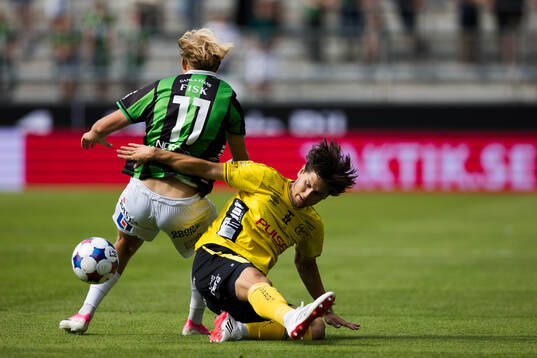GAIS Rasmus Niklasson Petrovic och Elfsborgs Rasmus