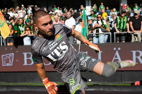 GAIS målvakt Mergim Krasniqi