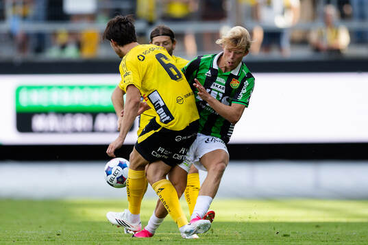 Elfsborgs Rasmus Wikström och GAIS Rasmus Niklasson
