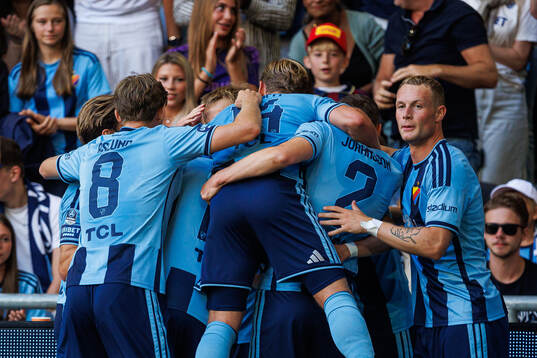 Djurgårdens Bo Hegland jublar