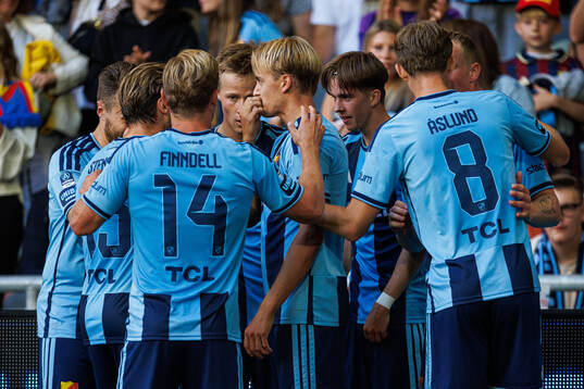 Djurgårdens Bo Hegland jublar